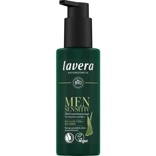 Lavera Men Sensitive In Face Cleansing Gel Ml Ecco Verde