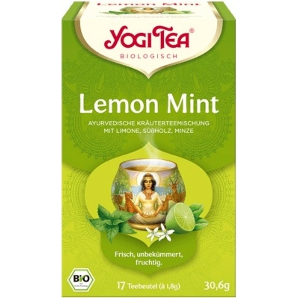 Yogi Tea Infusion Menthe Citron Vert Bio Sachets Boutique En