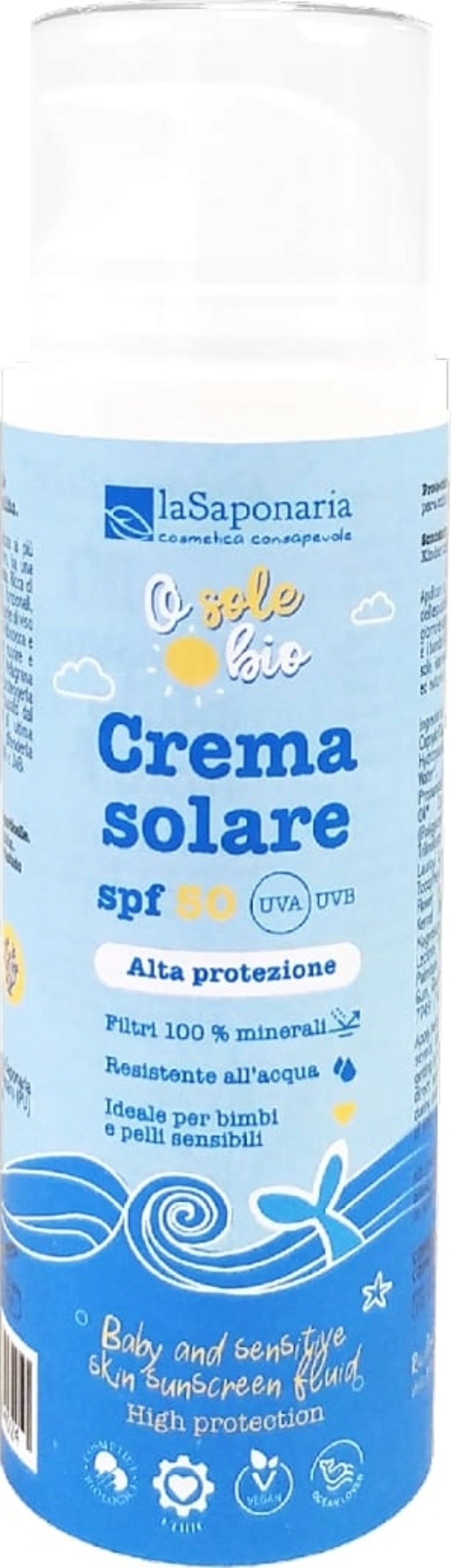 La Saponaria Osolebio Sun Cream Spf Ecco Verde Online Shop