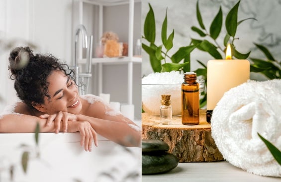 Zeit für Selfcare mit Aromatherapie