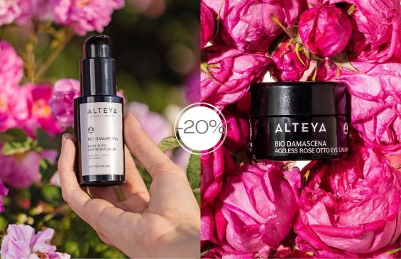 Sila ruže v produktoch Alteya