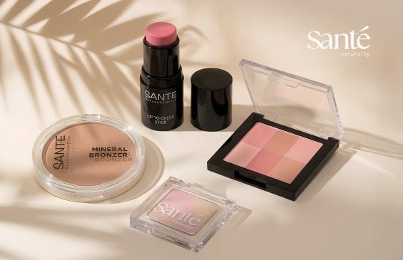 Eye to Cheek with Santé - naturally.