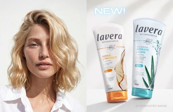 НОВО: Подобрена грижа за косата lavera