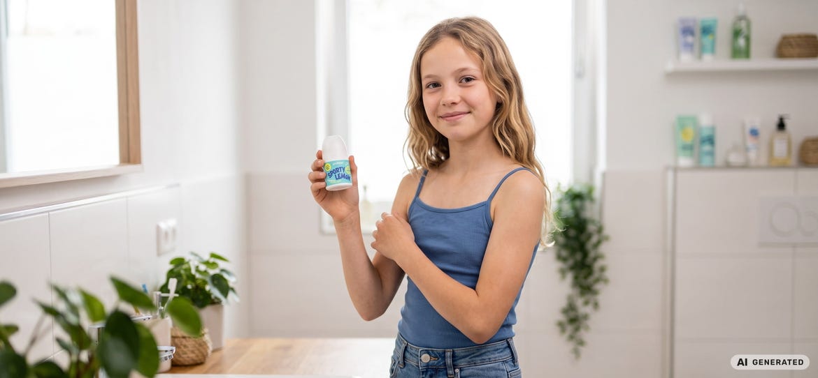 Deodorante per bambini: quando iniziare?