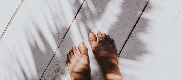 Cura dei piedi durante l'estate