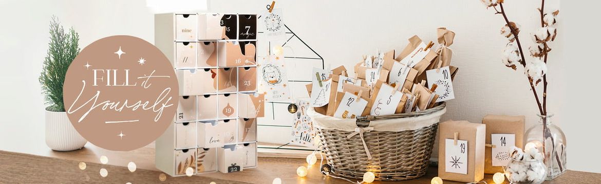 ★ Weihnachten ★ / Adventkalender / Fill it yourself-Adventkalenderideen