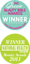 Winder Beauty Bible Awards / Winner Natural Health Magazine Beauty Awards 2011