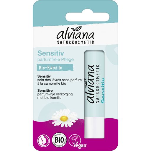 alviana Натурална козметика Балсам за устни Sensitiv - 4,50 г