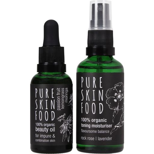 Organic Beauty Oil + Toning Moisturiser for Young & Mixed Skin