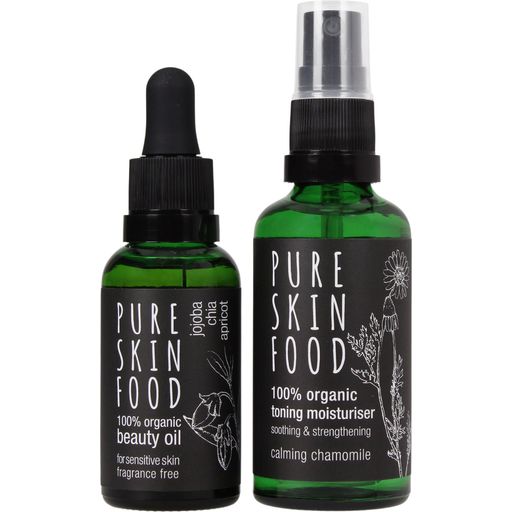 PURE SKIN FOOD Organic Skincare Set For Sensitive Skin - 1 sada