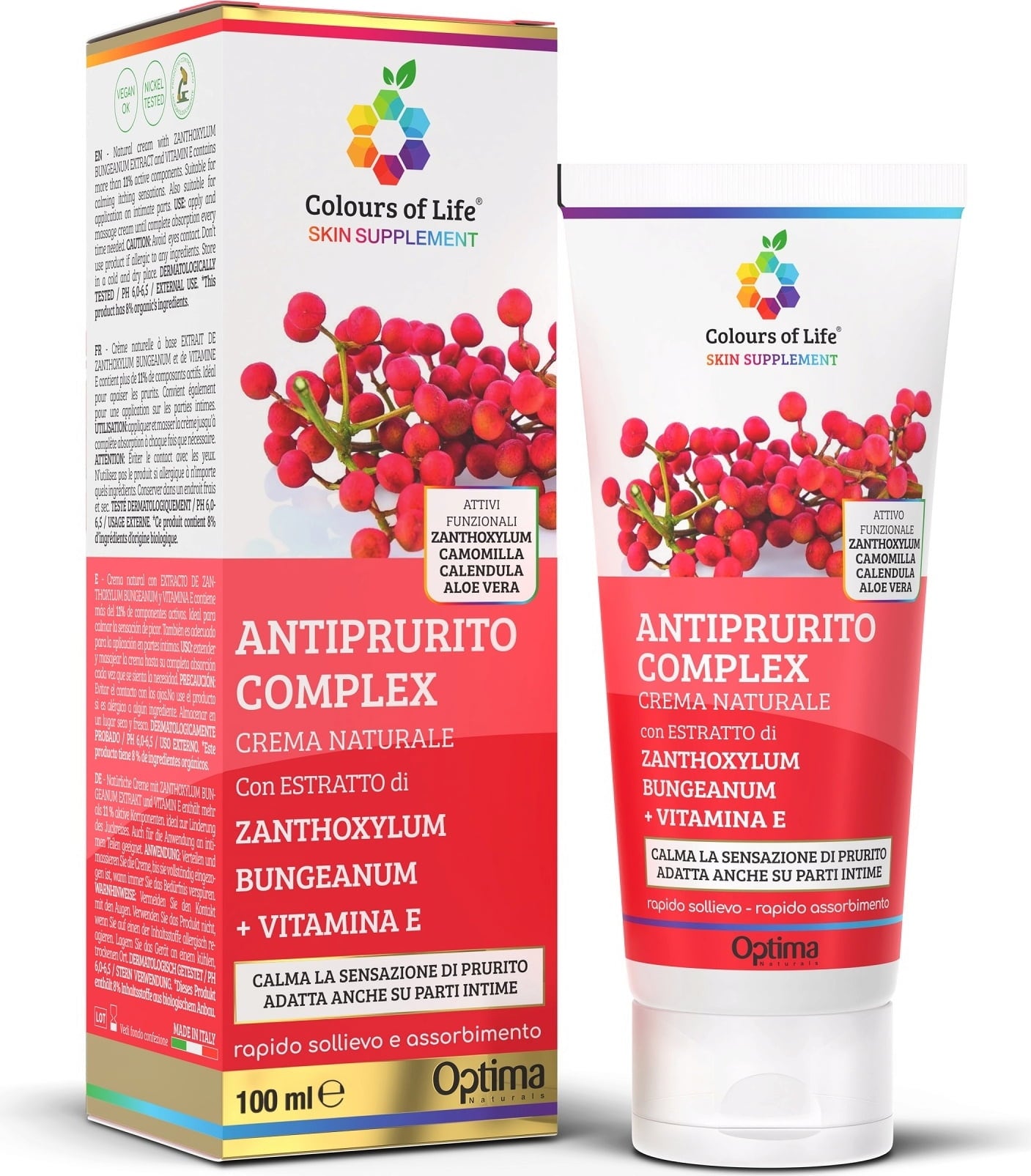 Colours of Life Crema Eudermica Antiprurito Complex - 100 ml