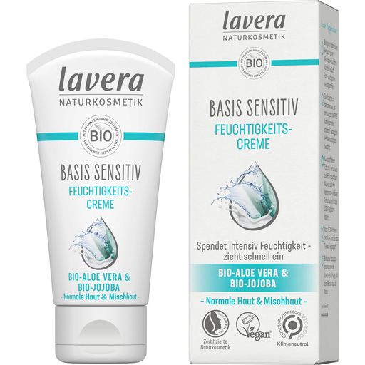 Lavera Basis Sensitiv Vochtinbrengende Crème - 50 ml