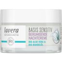 Lavera Basis Sensitive pomirjujoča nočna krema - 50 ml