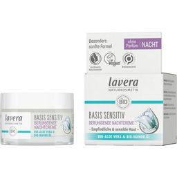 Lavera Basis Sensitiv Verzachtende Nachtcrème - 50 ml