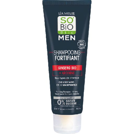 LÉA NATURE SO BiO étic MEN posilující šampon se ženšenem - 250 ml