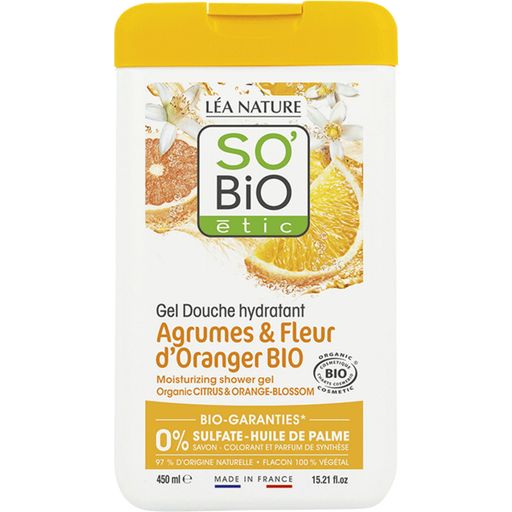LÉA NATURE SO BiO étic Citrus en Oranjebloesem Douchegel - 450 ml