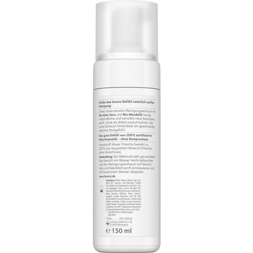 Lavera Basis Sensitiv pjena za čišćenje lica - 150 ml