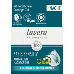 Basic Sensitive nočna krema proti gubam s Q10 - 50 ml
