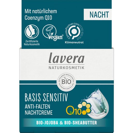 Lavera Basis Sensitiv Q10-ryppyvoide yöksi - 50 ml