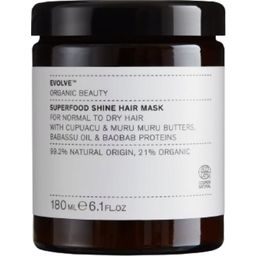 Evolve Organic Beauty Superfood maska za sijaj las - 180 ml