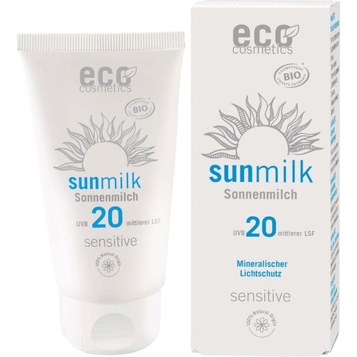 eco cosmetics Latte Solare Sensitive SPF 20 - 75 ml
