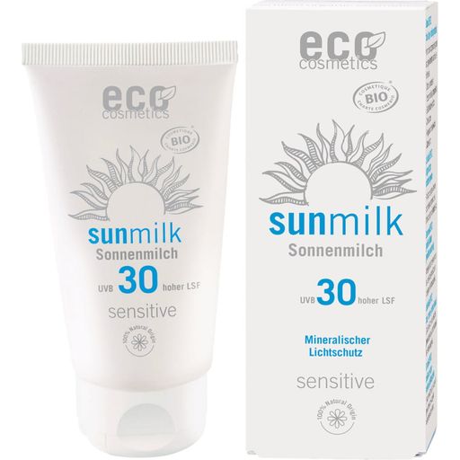 eco cosmetics Lait Solaire "Sensitiv" SPF 30 - 75 ml