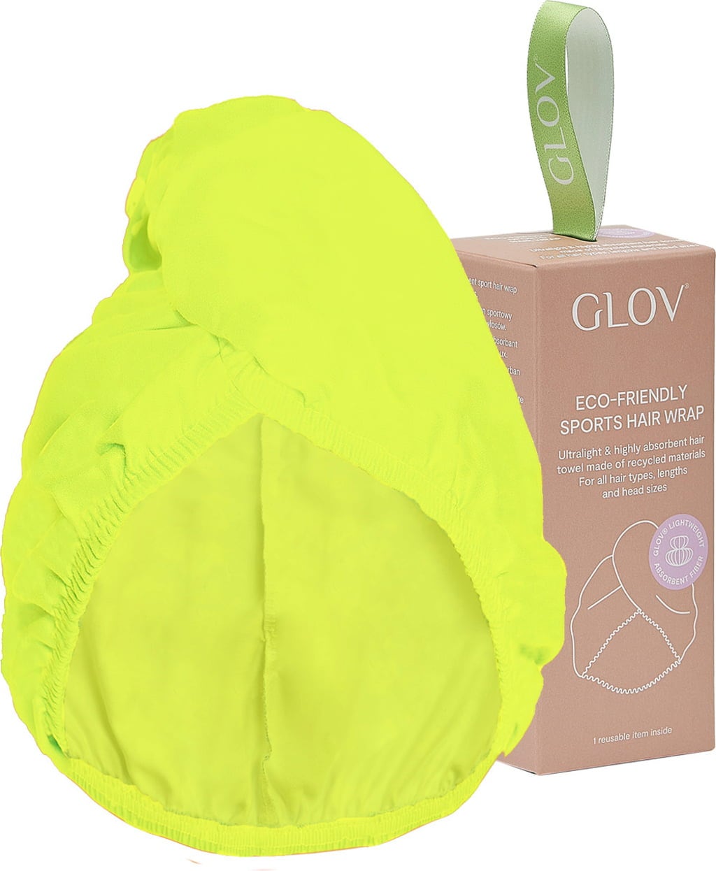 GLOV Sports Hair Wrap - Lime
