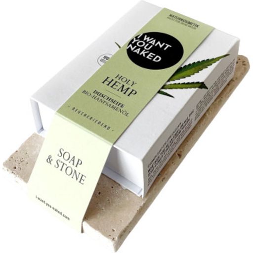 I WANT YOU NAKED Soap & Stone - Holy Hemp - 1 kit