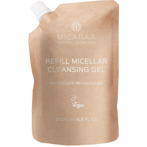 MICARAA Мицеларен почистващ гел - 200 ml допълваща опаковка
