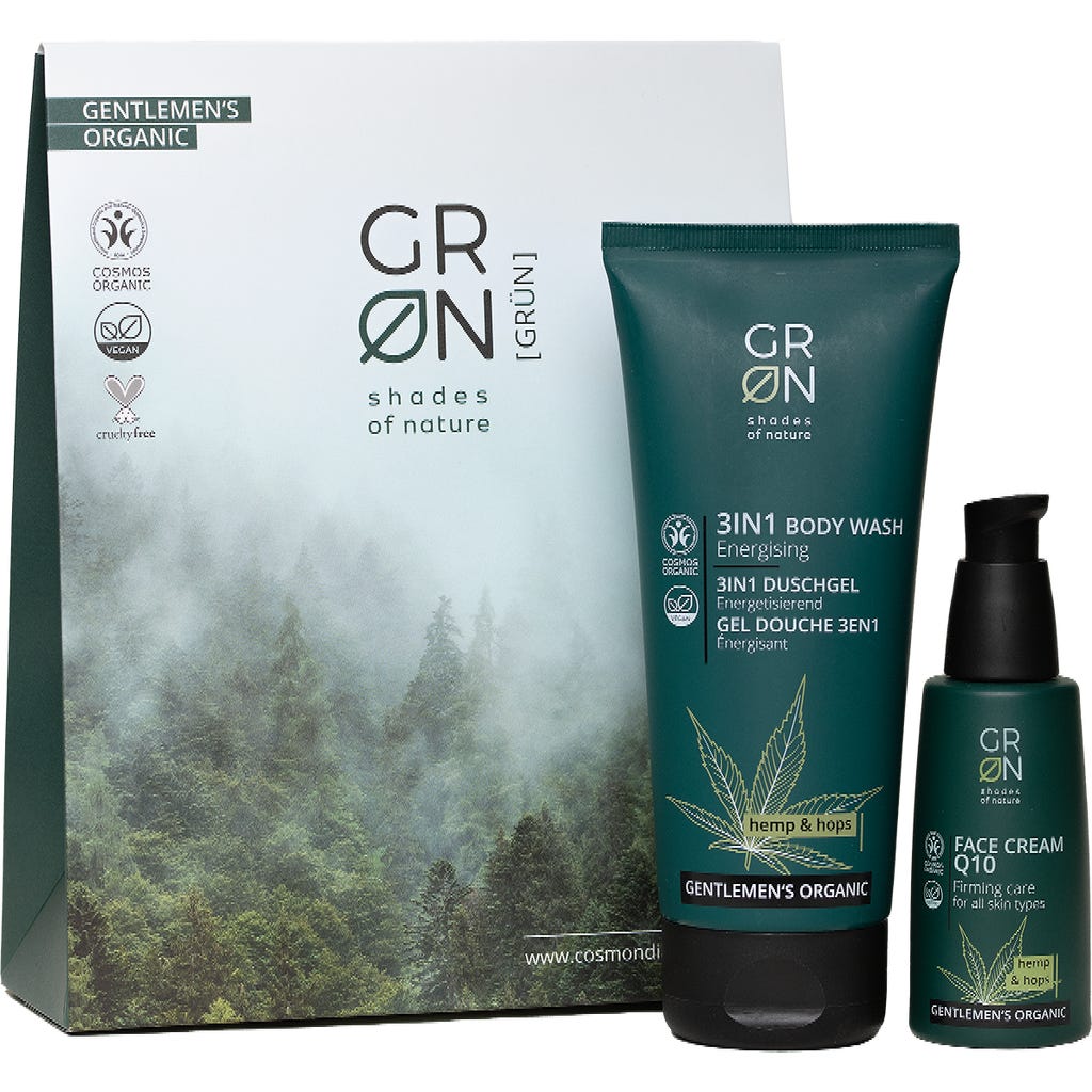 GRN GREEN Shades Of Nature Duo For Men Gift Set 1 Set Ecco Verde grn-green-shades-of-nature-duo-for-men-gift-set-1-set-ecco-verde