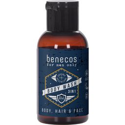 Benecos for men only 3in1 tusfürdő - 50 ml