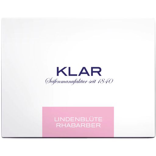 KLAR Pflegeseife - Lindenblüte & Rhabarber