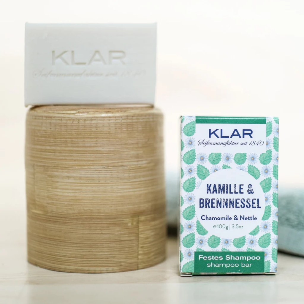 KLAR Chamomile & Nettle Shampoo Bar - 100 g