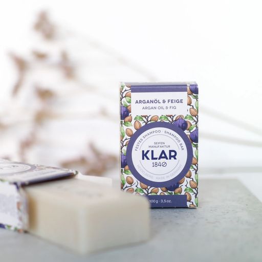 KLAR Tuhý šampon s arganovým olejem a fíky - 100 g