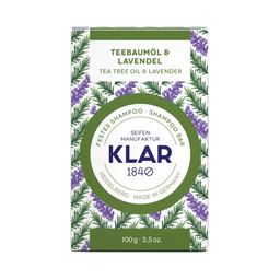 KLAR Teafaolaj és levendula szilárd sampon  - 100 g