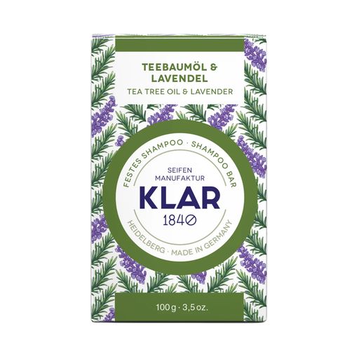 KLAR Schampokaka Tea Tree & Lavandel - 100 g