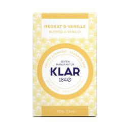 KLAR Твърд шампоан Индийско орехче и ванилия - 100 г