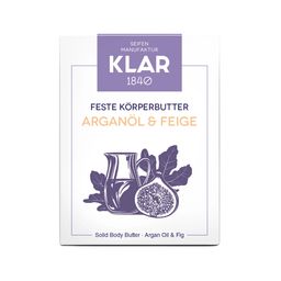 KLAR Arganolie & Vijgen Solid Body Butter - 60 g