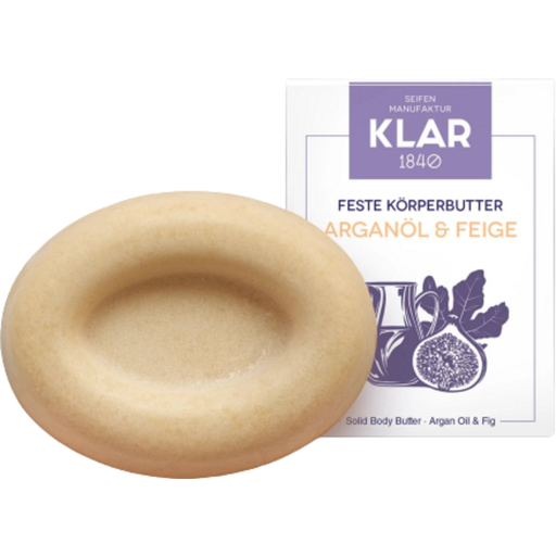 KLAR Argan Oil & Fig Solid Body Butter - 60 g
