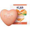 KLAR Orange Heart Shaped Soap - 65 g