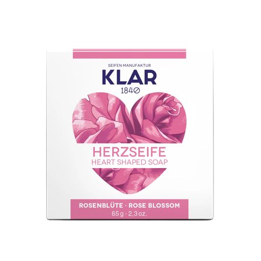KLAR Heart-shaped Rose Soap - 65 g
