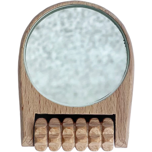 Masažni valj za obraz z majhnim ogledalom - 1 kos