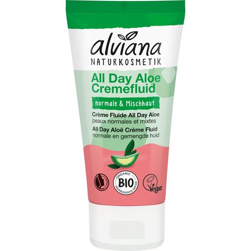 alviana Naturkosmetik All Day Aloe krémfolyadék - 50 ml