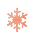 Forrest & Love Ornamento Natalizio - fiocco di neve (1 pz)