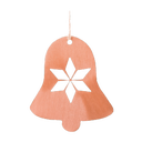 Forrest & Love X-Mas Christmas Ornament - Bell (1 piece)