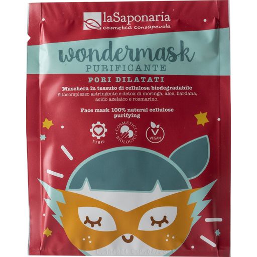 La Saponaria Wonder Mask: Verhelderend Doekmasker - 10 ml