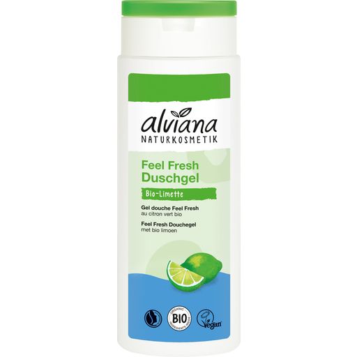 alviana Naturkosmetik Feel Fresh Bio lime tusfürdő - 250 ml