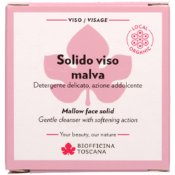 Biofficina Toscana Solid Facial Cleanser, Mallow - 50 g