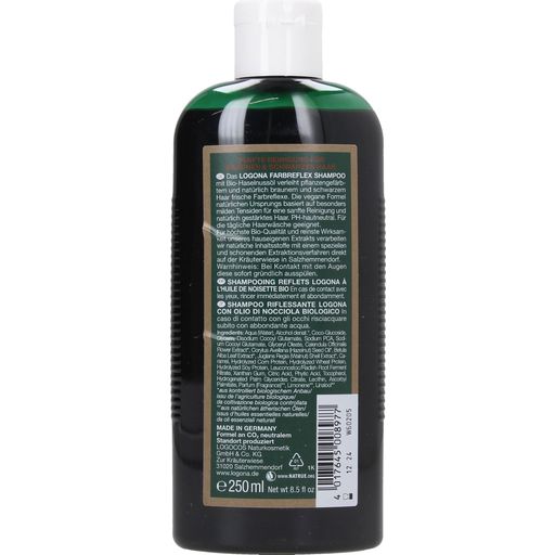 LOGONA Farbreflex-shampoo ruskeanmusta - 250 ml