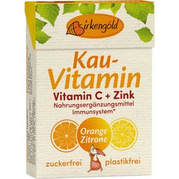 Birkengold C-vitamin + cink rágógumi